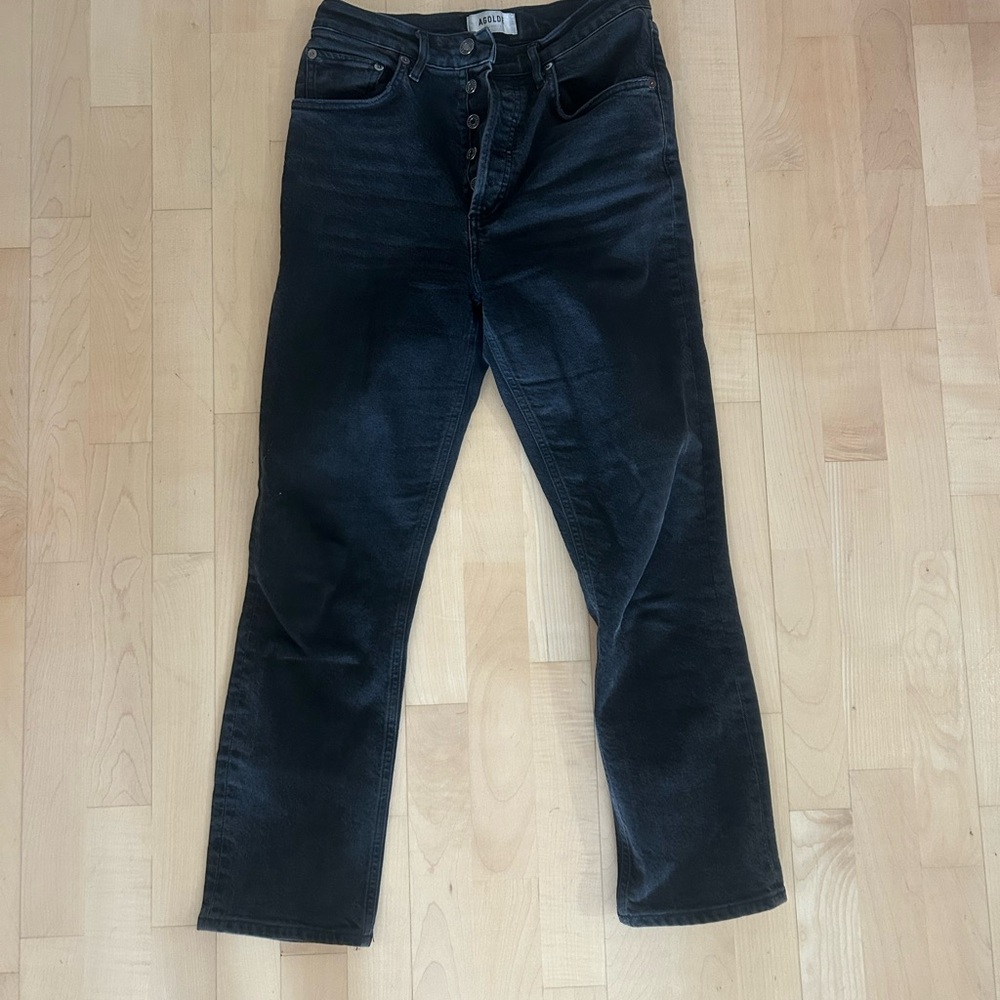 Agolde black jeans